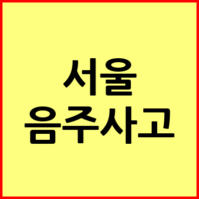 서울 음주운전 변호사